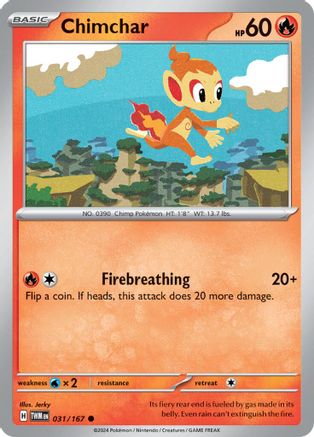 Chimchar (031/167) [SV06 Twilight Masquerade] - Common