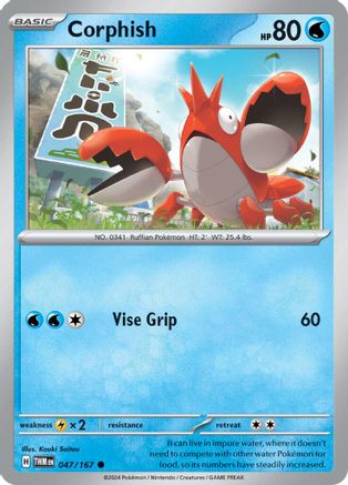 Corphish (047/167) [SV06 Twilight Masquerade] - Common