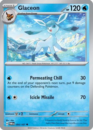 Glaceon (054/167) [SV06 Twilight Masquerade] - Uncommon