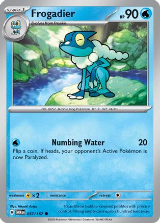 Frogadier (057/167) [SV06 Twilight Masquerade] Reverse Holofoil - Common