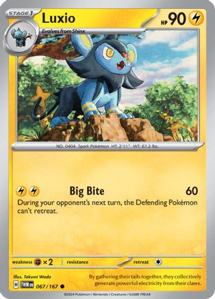 Luxio (067/167) [SV06 Twilight Masquerade] - Common