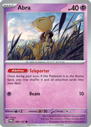 Abra (080/167) [SV06 Twilight Masquerade] - Common