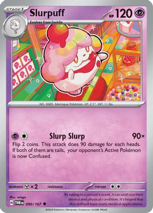 Slurpuff (090/167) [SV06 Twilight Masquerade] Reverse Holofoil - Uncommon