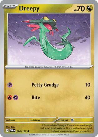 Dreepy (128/167) [SV06 Twilight Masquerade] Reverse Holofoil - Common