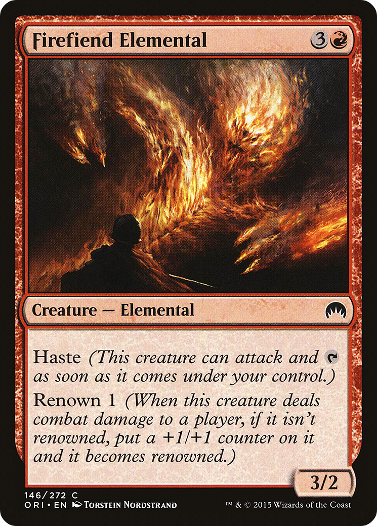 Firefiend Elemental (ORI-146) [Magic Origins]