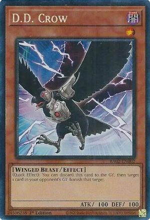 D.D. Crow (Prismatic Collector's Rare) (RA02-EN002) - 25th Anniversary Rarity Collection II 1st Edition