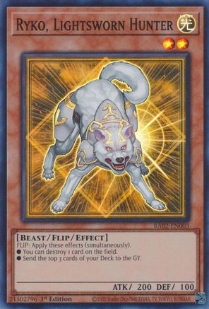 Ryko, Lightsworn Hunter (Super Rare) (RA02-EN003) - 25th Anniversary Rarity Collection II 1st Edition