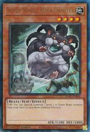 Super-Nimble Mega Hamster (Prismatic Ultimate Rare) (RA02-EN004) - 25th Anniversary Rarity Collection II 1st Edition