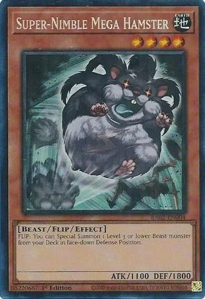 Super-Nimble Mega Hamster (Prismatic Collector's Rare) (RA02-EN004) - 25th Anniversary Rarity Collection II 1st Edition
