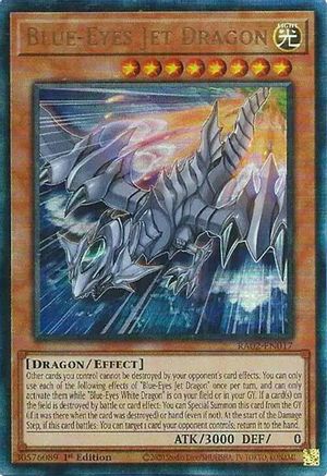 Blue-Eyes Jet Dragon (Prismatic Ultimate Rare) (RA02-EN017) - 25th Anniversary Rarity Collection II 1st Edition