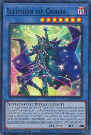 Illusion of Chaos (Super Rare) (RA02-EN020) - 25th Anniversary Rarity Collection II 1st Edition