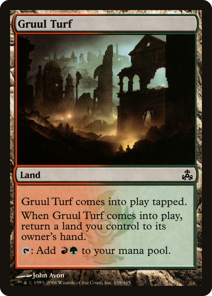 Gruul Turf (GPT-158) [Guildpact] Foil