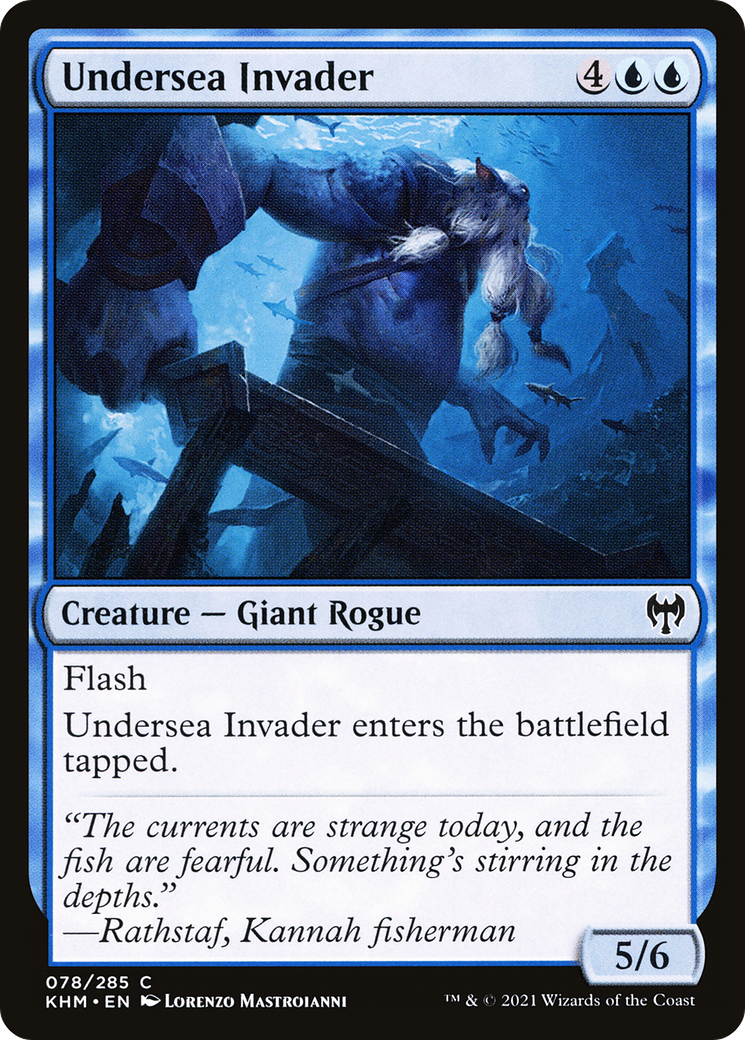 Undersea Invader (KHM-078) [Kaldheim] Foil