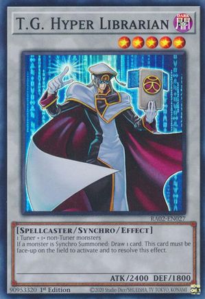 T.G. Hyper Librarian (Super Rare) (RA02-EN027) - 25th Anniversary Rarity Collection II 1st Edition