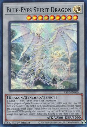 Blue-Eyes Spirit Dragon (Super Rare) (RA02-EN030) - 25th Anniversary Rarity Collection II 1st Edition