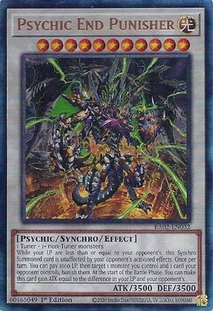 Psychic End Punisher (Prismatic Ultimate Rare) (RA02-EN032) - 25th Anniversary Rarity Collection II 1st Edition