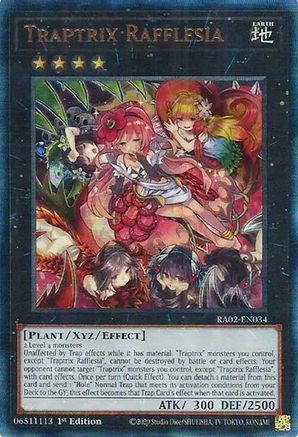 Traptrix Rafflesia (Prismatic Ultimate Rare) (RA02-EN034) - 25th Anniversary Rarity Collection II 1st Edition