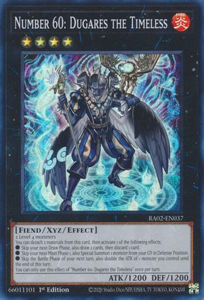 Number 60: Dugares the Timeless (Super Rare) (RA02-EN037) - 25th Anniversary Rarity Collection II 1st Edition