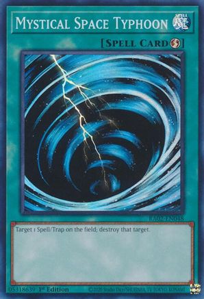Mystical Space Typhoon (Super Rare) (RA02-EN048) - 25th Anniversary Rarity Collection II 1st Edition