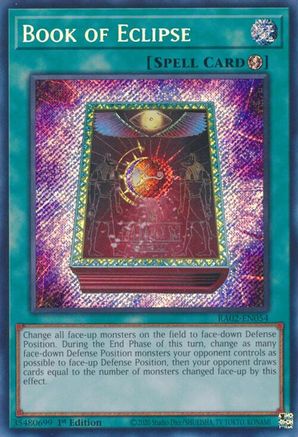 Book of Eclipse (Secret Rare) (RA02-EN054) - 25th Anniversary Rarity Collection II 1st Edition
