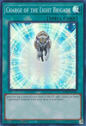 Charge of the Light Brigade (Super Rare) (RA02-EN055) - 25th Anniversary Rarity Collection II 1st Edition