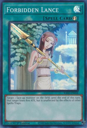 Forbidden Lance (Super Rare) (RA02-EN058) - 25th Anniversary Rarity Collection II 1st Edition