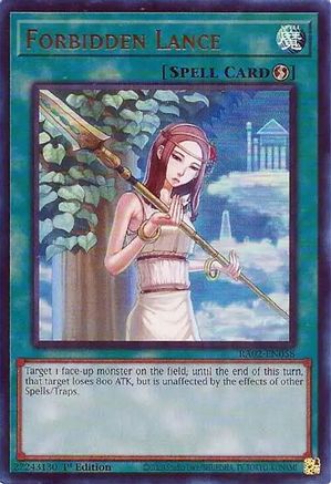 Forbidden Lance (Ultra Rare) (RA02-EN058) - 25th Anniversary Rarity Collection II 1st Edition