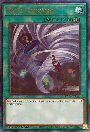 Twin Twisters (Prismatic Ultimate Rare) (RA02-EN060) - 25th Anniversary Rarity Collection II 1st Edition