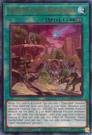 Primitive Planet Reichphobia (Prismatic Ultimate Rare) (RA02-EN067) - 25th Anniversary Rarity Collection II 1st Edition