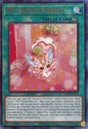 My Friend Purrely (Prismatic Ultimate Rare) (RA02-EN071) - 25th Anniversary Rarity Collection II 1st Edition
