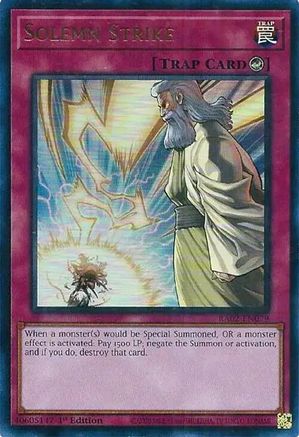 Solemn Strike (Ultra Rare) (RA02-EN079) - 25th Anniversary Rarity Collection II 1st Edition