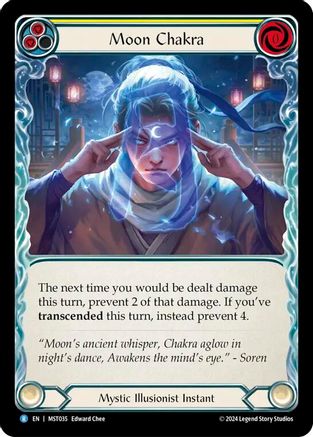Moon Chakra (Yellow) (MST035) - Part the Mistveil Rainbow Foil