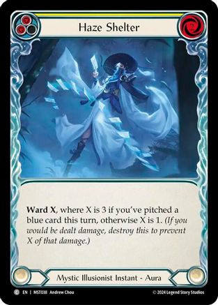 Haze Shelter (Yellow) (MST038) - Part the Mistveil Rainbow Foil