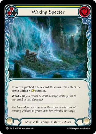 Waxing Specter (Yellow) (MST044) - Part the Mistveil Rainbow Foil