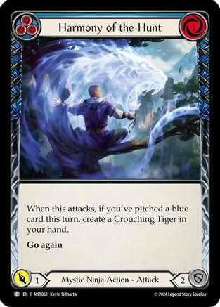 Harmony of the Hunt (Blue) (MST062) - Part the Mistveil Rainbow Foil