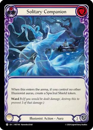 Solitary Companion (Red) (MST149) - Part the Mistveil Rainbow Foil