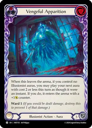 Vengeful Apparition (Red) (MST155) - Part the Mistveil