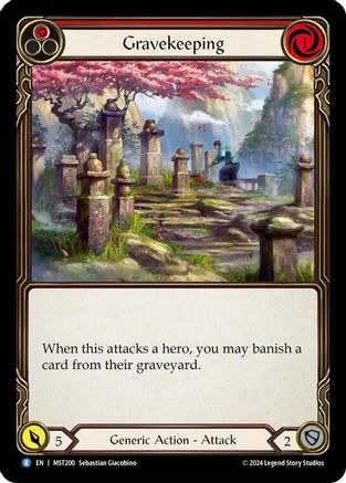 Gravekeeping (Red) (MST200) - Part the Mistveil