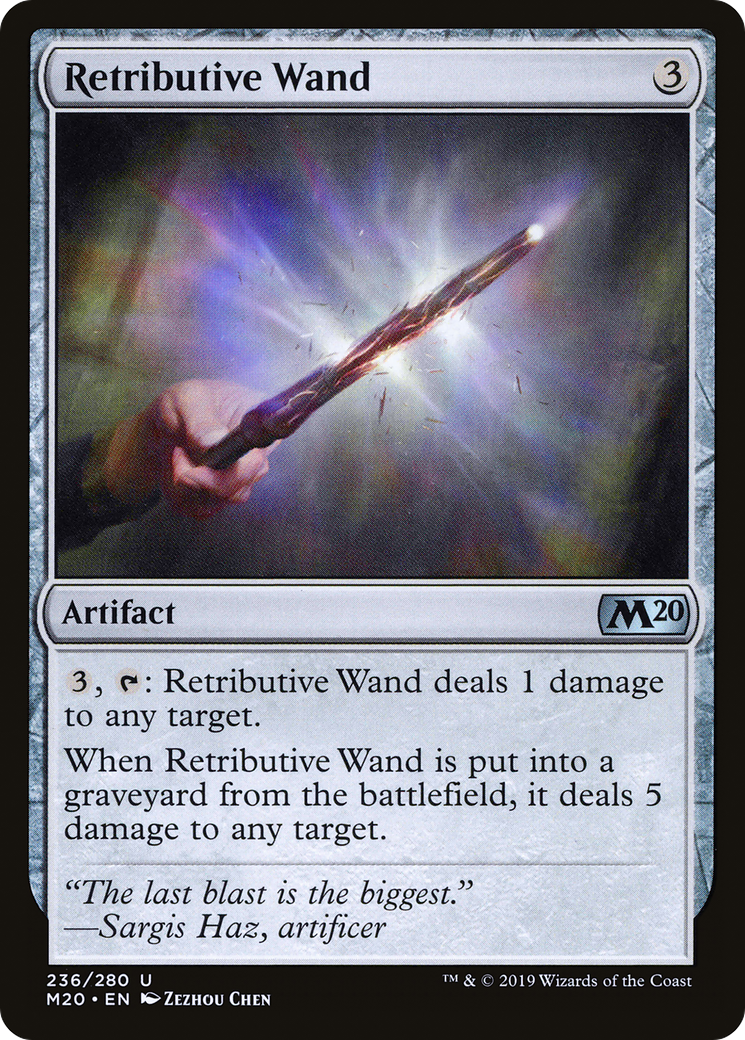 Retributive Wand (M20-236) [Core Set 2020]