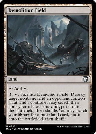 Demolition Field (Ripple Foil) (M3C-335) [Modern Horizons 3 Commander] Foil