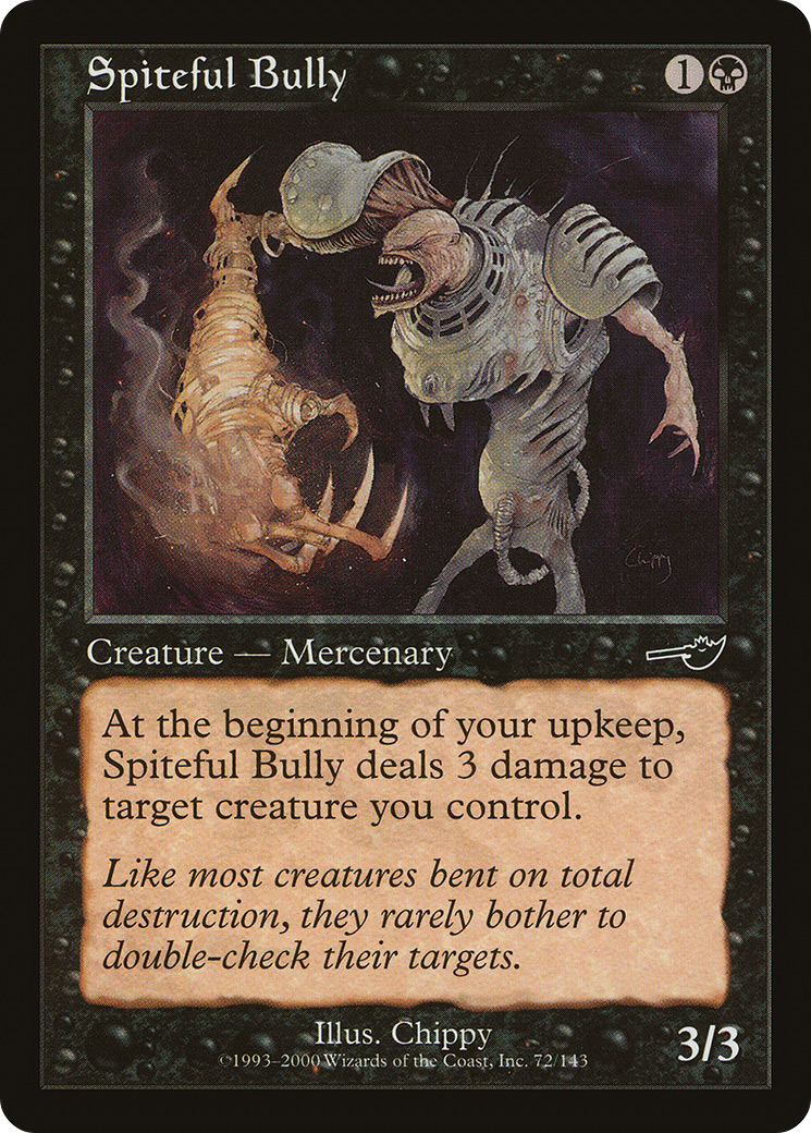 Spiteful Bully (NMS-072) [Nemesis] Foil
