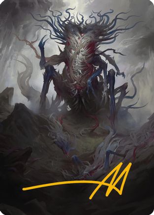Azlask, the Swelling Scourge Art Card (Gold-Stamped Signature) (ASMH3-025) [Art Series: Modern Horizons 3]