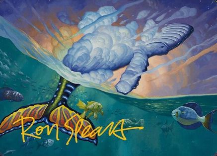 Dreamtide Whale Art Card (Gold-Stamped Signature) (ASMH3-002) [Art Series: Modern Horizons 3]
