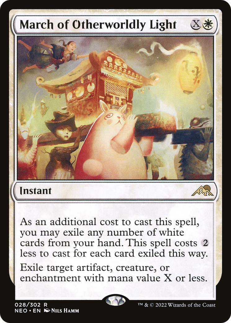 March of Otherworldly Light (NEO-028) [Kamigawa: Neon Dynasty] Foil