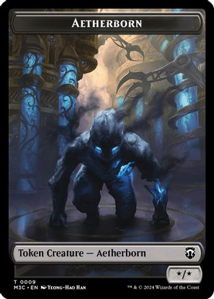 Aetherborn // Thopter Double-Sided Token (M3C-9 // 26) [Modern Horizons 3 Commander]