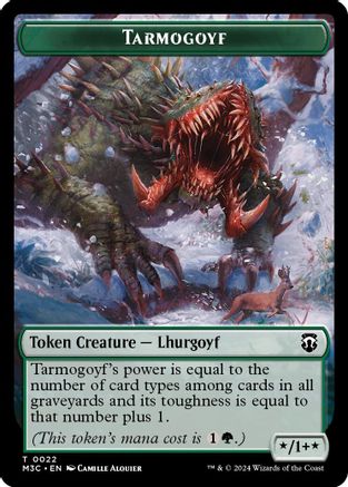 Tarmogoyf // Goblin Double-Sided Token (M3C-22 // 13) [Modern Horizons 3 Commander]