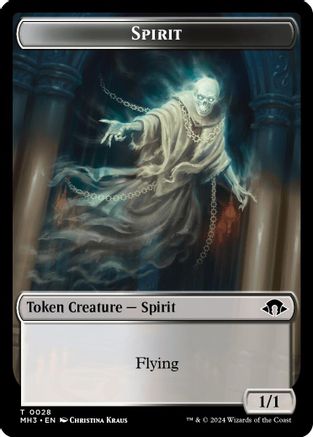 Spirit (0028) // Energy Reserve Double-Sided Token (MH3-28 // 36) [Modern Horizons 3]