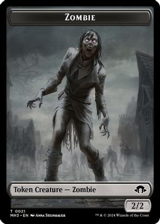 Zombie // Energy Reserve Double-Sided Token (MH3-21 // 36) [Modern Horizons 3]