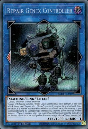 Repair Genex Controller (Secret Rare) (BLTR-EN010) - Battles of Legend: Terminal Revenge 1st Edition