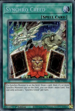 Synchro Creed (BLTR-EN029) - Battles of Legend: Terminal Revenge 1st Edition